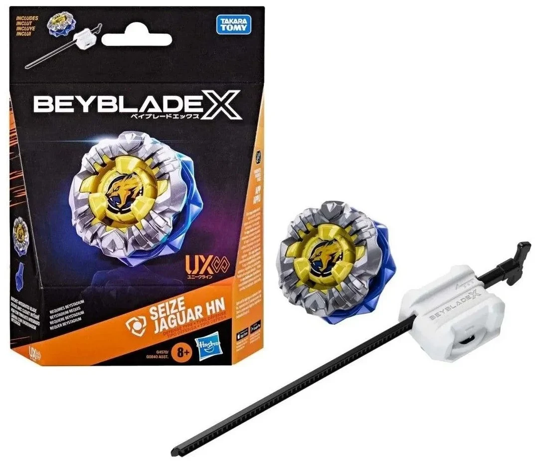 Starter Pack Seize Jaguar HN UX Infinity — Produit scellé Hasbro Beyblade X — Neuf